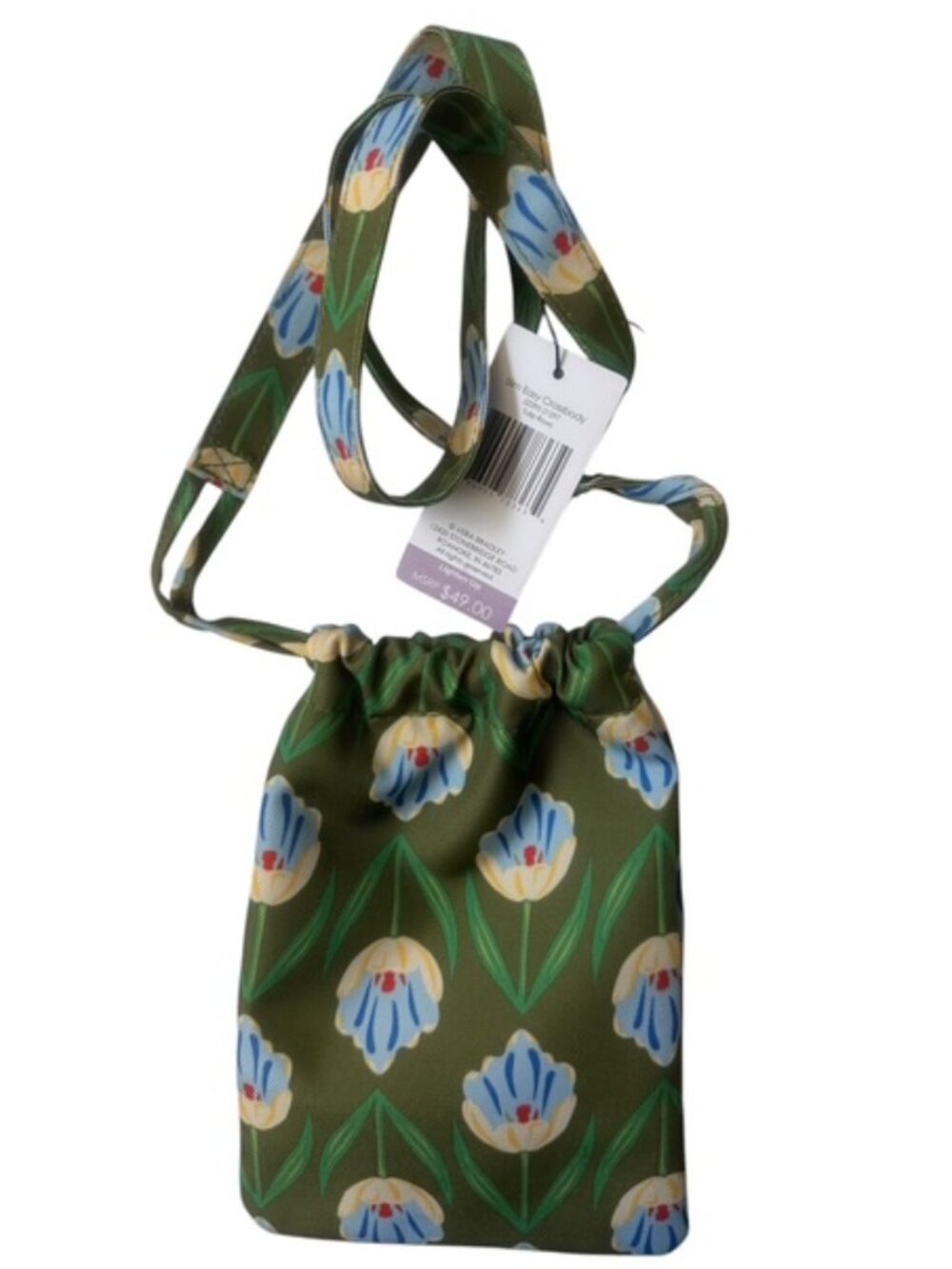 Vera Bradley new TULIP ROWS Crossbody Pouch
